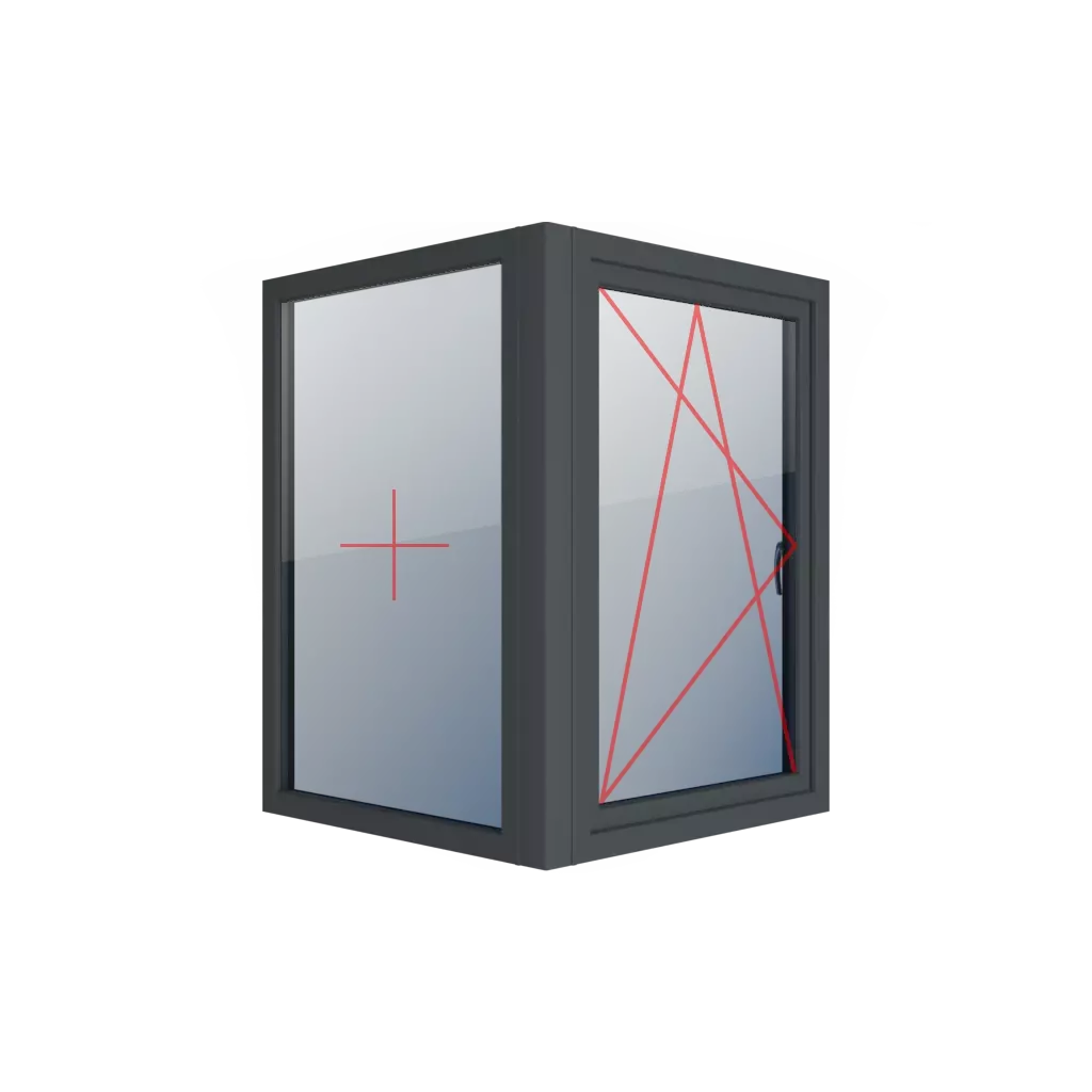 Tilt-turn left, fixed right windows types-of-windows corner standard  