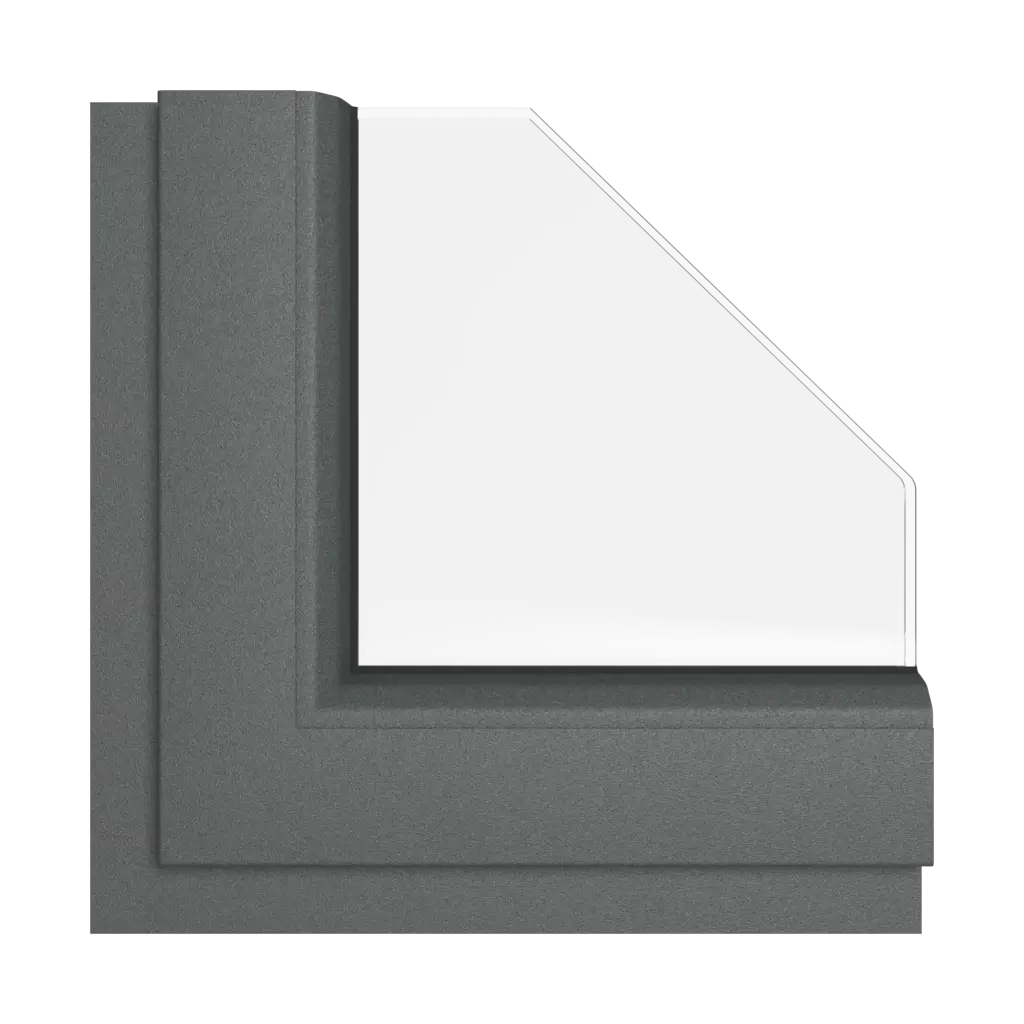 Matt anthracite windows window-color rehau-colors matt-anthracite interior