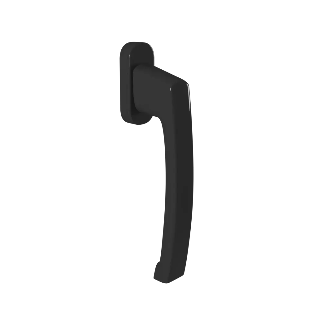 Standard handle of the KS slider black windows window-accessories handles suwanka-ks standard 