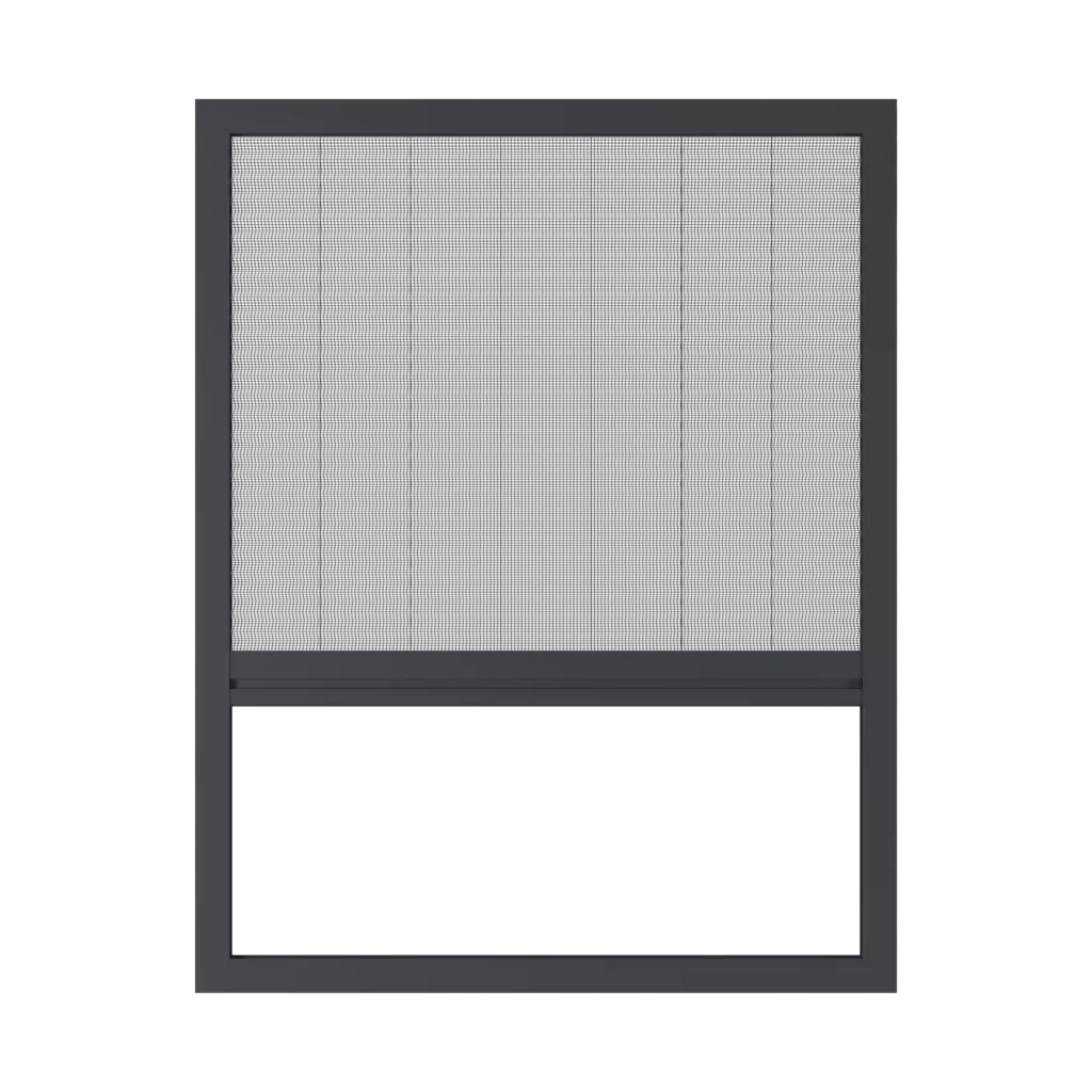 Extendable upwards windows window-accessories insect-screens insect-screen-types pleated extendable-upwards