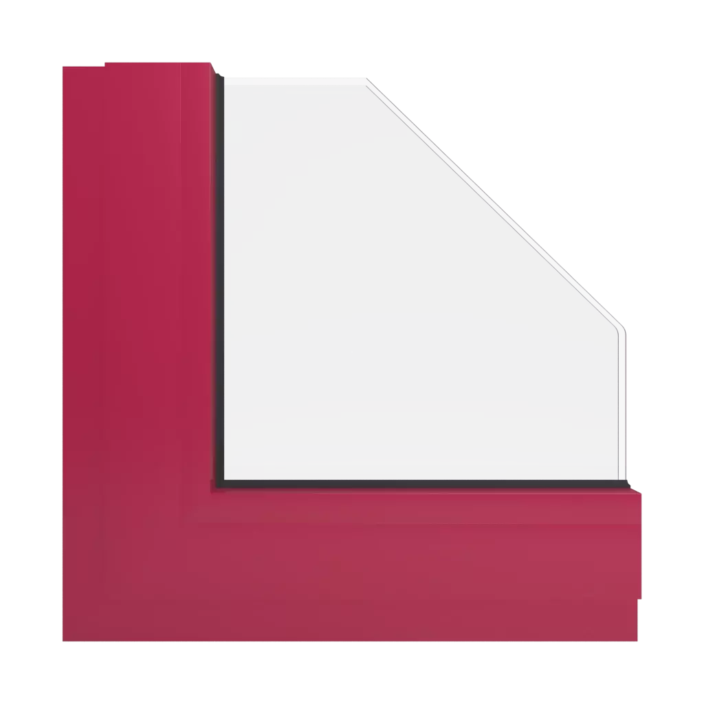 RAL 3027 Raspberry red windows window-color aluminum-ral ral-3027-raspberry-red interior