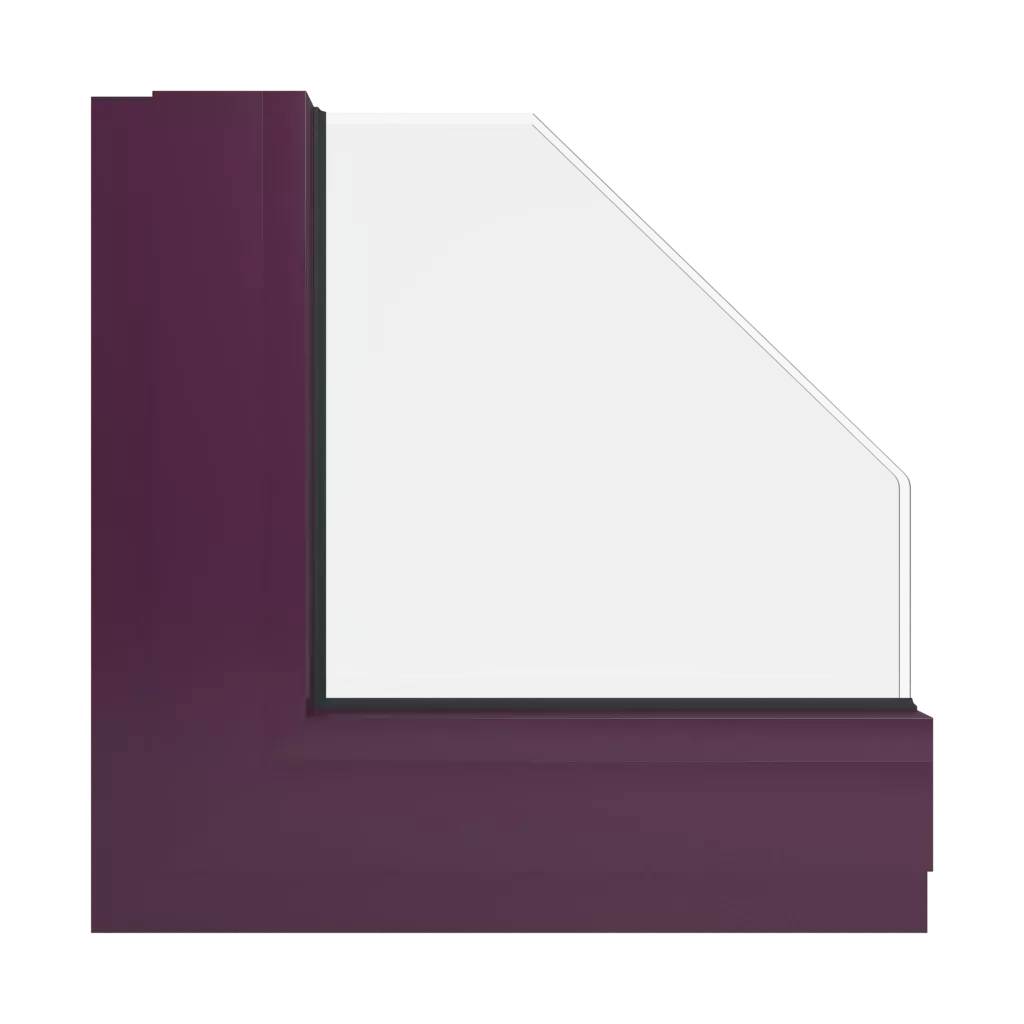 RAL 4007 Purple violet windows window-color aluminum-ral ral-4007-purple-violet interior