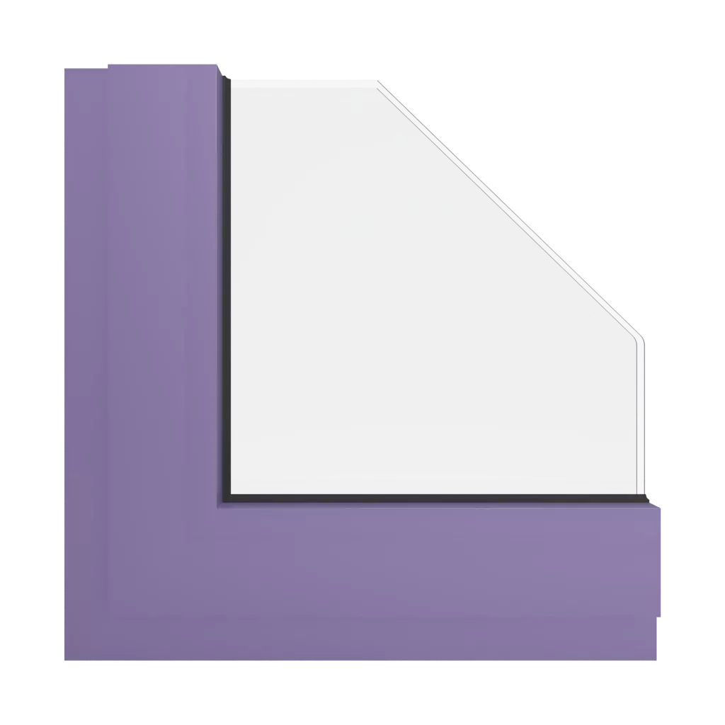 RAL 4011 Pearl violet windows window-color aluminum-ral ral-4011-pearl-violet interior