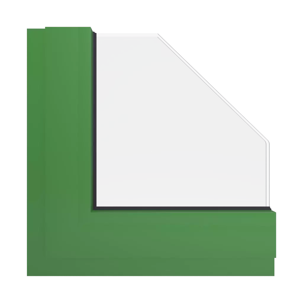 RAL 6017 May green windows window-color aluminum-ral ral-6017-may-green interior