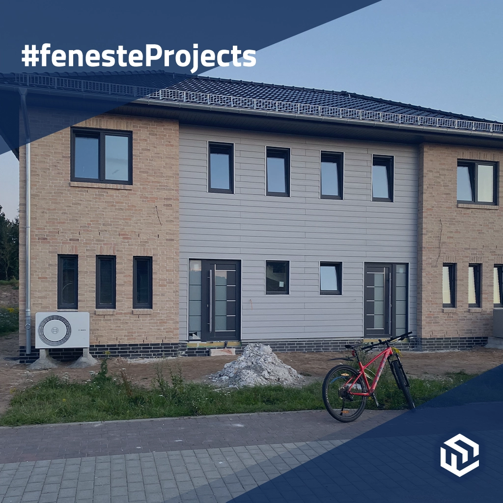 Spacious semi-detached house in germany windows window-profiles rehau synego  