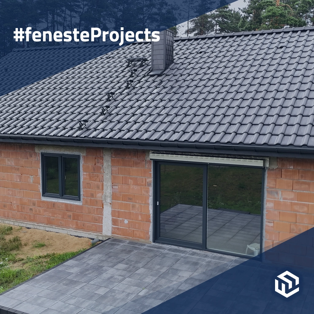 Energy-efficient single-family house in the middle of the forest 🎥 projects window-colors aluplast gray-anthracite-sand  