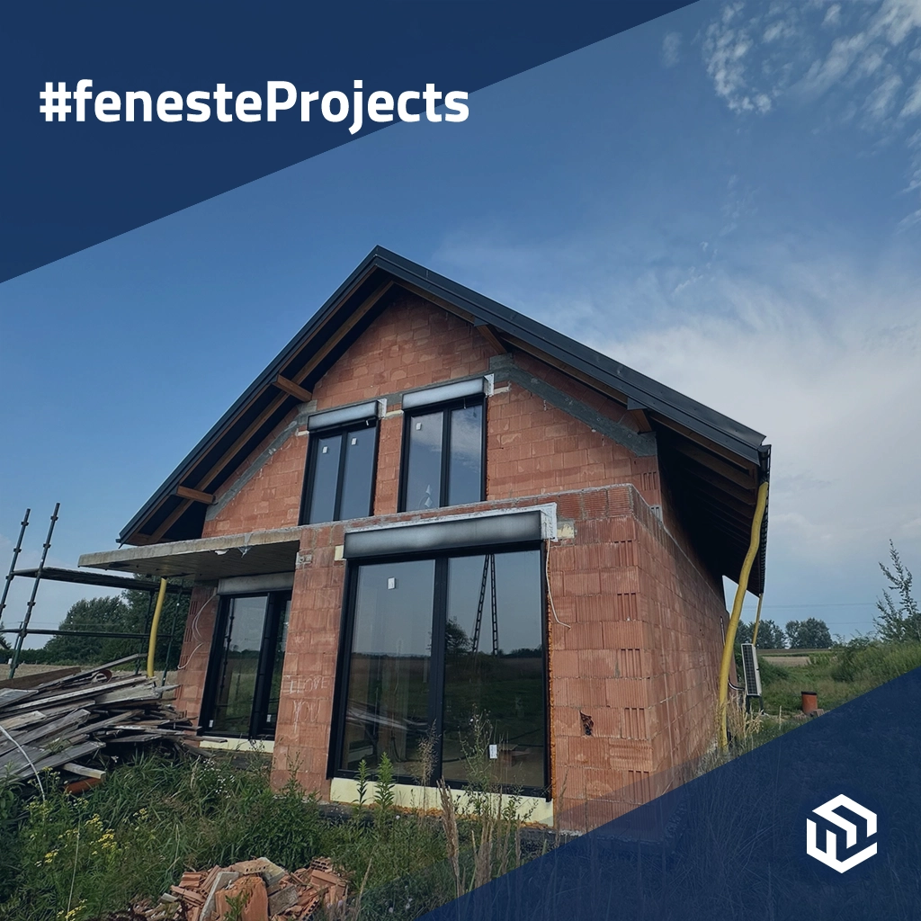 Modern energy-efficient house with innovative solutions 🎥 projects window-colors aluplast jet-black-aludec  