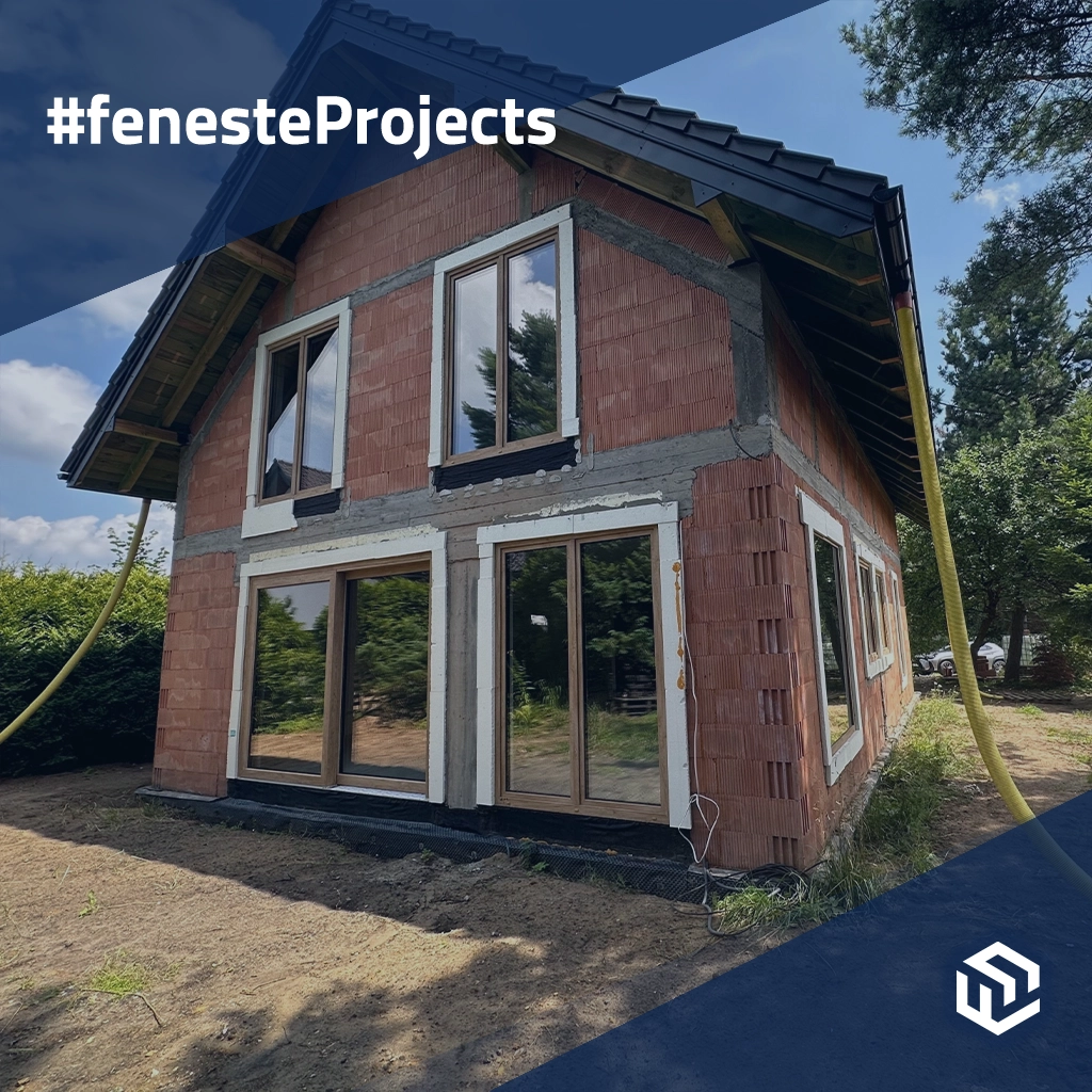 An intimate cottage among green trees 🎥 projects window-profiles pvc aluplast hst-85-mm 